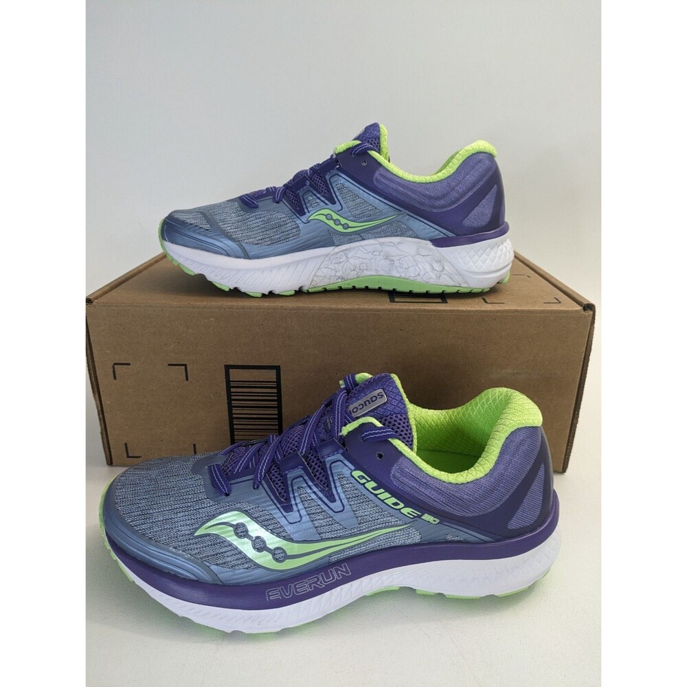 Size 6 - Saucony Guide ISO 2 Fog/Purple Mint